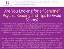 Tablet Screenshot of i-psychic.com